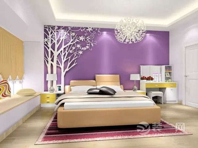 紫色 木色 白色